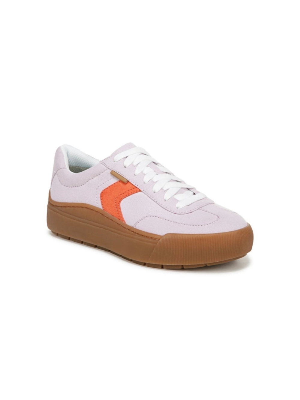 Dr. Scholl’s Time Off Win Women’s Sneakers Lavender Coral Gum Platform 7.5